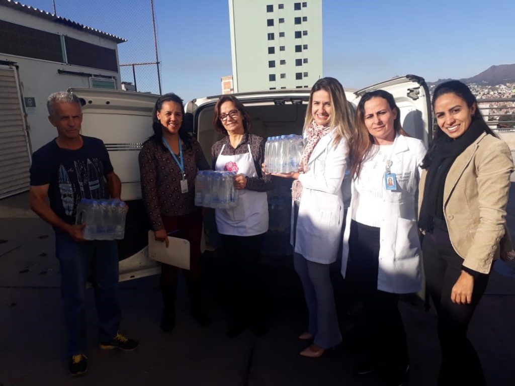 Conmebol doa água mineral para o Instituto Mário Penna