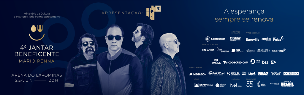 Mário Penna celebra 55 anos e promove 4º Jantar Beneficente com a banda Biquíni, na Arena Expominas